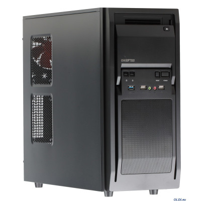 Корпус Chieftec Libra LF-02B-OP, без БЖ, 1xUSB3.0, 2xUSB2.0 Black