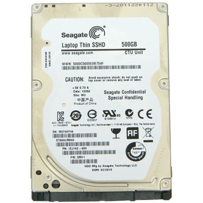 Накопичувач HDD 2.5" SATA 500GB Seagate Laptop Thin SSHD 64MB 5400rpm (ST500LM000) Refurbished