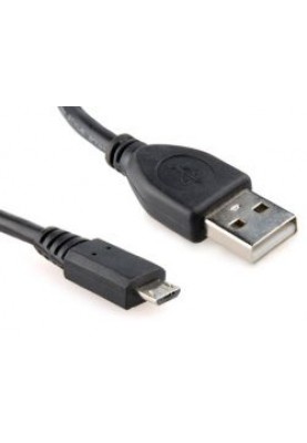 Кабель Cablexpert USB - micro USB V 2.0 (M/M), 0.5 м, чорний (CCP-mUSB2-AMBM-0.5M)
