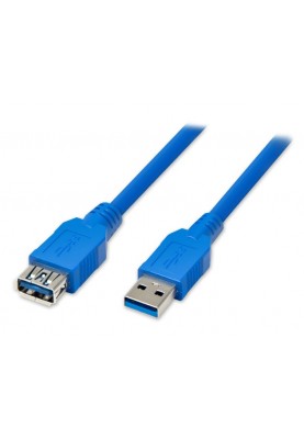 Кабель Atcom USB - USB V 3.0 (M/F), подовжувач, 3.0 м, blue (6149)