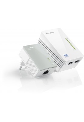 Комплект адаптерів для створення мережі Ethernet на основі електромережі TL-WPA4220KIT (500Mbps, Wifi)