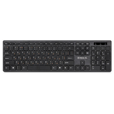 Клавіатура REAL-EL Comfort 7080 Ukr Black USB