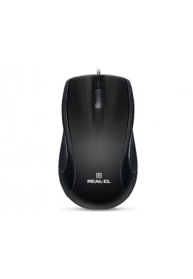 Мишка REAL-EL RM-250 Black USB+PS/2