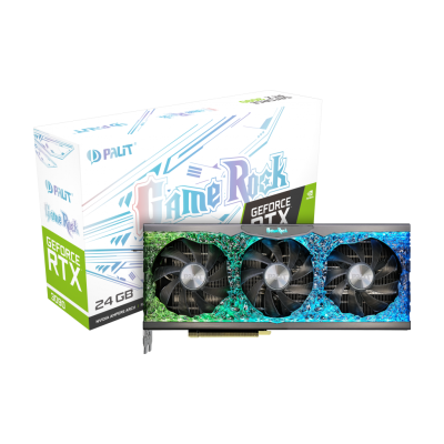 Відеокарта GF RTX 3090 24GB GDDR6X GameRock Palit (NED3090T19SB-1021G)