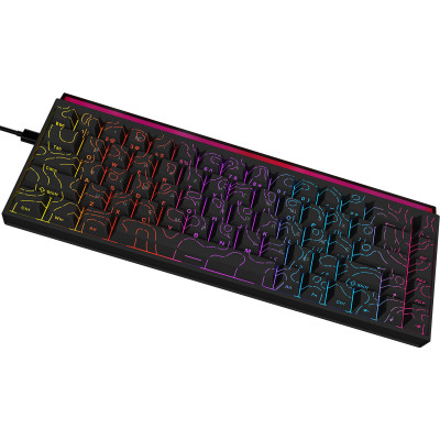 Клавіатура Ajazz NK68 Red Switch Black USB-C (NK68-R-S-B) Клавіатура Ajazz NK68 Red Switch Black USB-C (NK68-R-S-B)