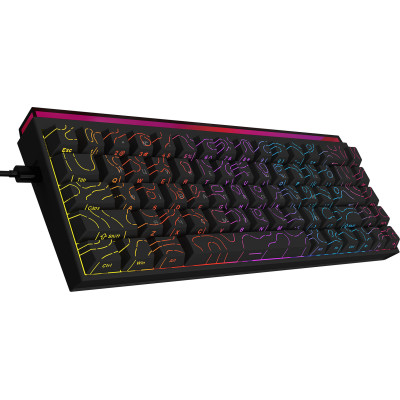 Клавіатура Ajazz NK68 Red Switch Black USB-C (NK68-R-S-B) Клавіатура Ajazz NK68 Red Switch Black USB-C (NK68-R-S-B)
