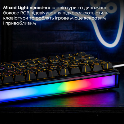 Клавіатура Ajazz NK68 Red Switch Black USB-C (NK68-R-S-B) Клавіатура Ajazz NK68 Red Switch Black USB-C (NK68-R-S-B)