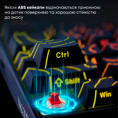 Клавіатура Ajazz NK68 Red Switch Black USB-C (NK68-R-S-B) Клавіатура Ajazz NK68 Red Switch Black USB-C (NK68-R-S-B)