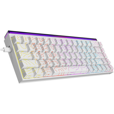 Клавіатура Ajazz NK68 Red Switch White USB-C (NK68-R-S-W) Клавіатура Ajazz NK68 Red Switch White USB-C (NK68-R-S-W)