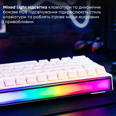 Клавіатура Ajazz NK68 Red Switch White USB-C (NK68-R-W) Клавіатура Ajazz NK68 Red Switch White USB-C (NK68-R-W)
