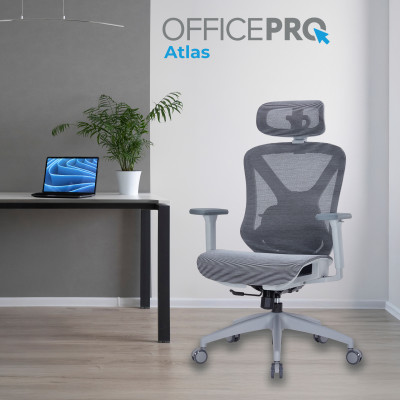 Крісло офісне OfficePro Atlas OC630-G-DG-DG Gray/Dark Gray