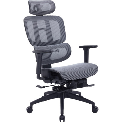 Крісло офісне Officepro Skyline Footrest Black/Dark Gray (OC750-B-DG-DG) Крісло офісне Officepro Skyline Footrest Black/Dark Gray (OC750-B-DG-DG)