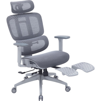 Крісло офісне Officepro Skyline Footrest Gray/Dark Gray (OC750-G-DG-DG) Крісло офісне Officepro Skyline Footrest Gray/Dark Gray (OC750-G-DG-DG)