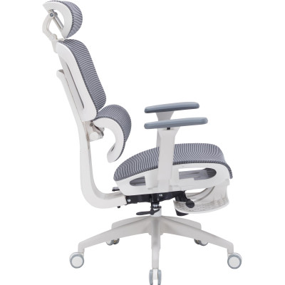Крісло офісне Officepro Skyline Footrest White/Dark Gray (OC750-W-DG-DG) Крісло офісне Officepro Skyline Footrest White/Dark Gray (OC750-W-DG-DG)