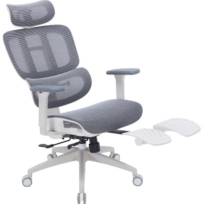 Крісло офісне Officepro Skyline Footrest White/Dark Gray (OC750-W-DG-DG) Крісло офісне Officepro Skyline Footrest White/Dark Gray (OC750-W-DG-DG)