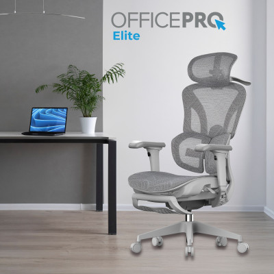 Крісло офісне OfficePro Elite OC950G Gray Крісло офісне OfficePro Elite OC950G Gray