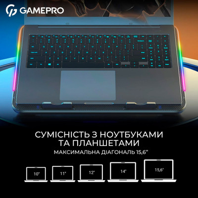 Охолоджуюча підставка для ноутбука GamePro CP590
