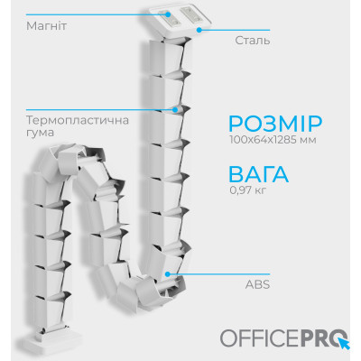 Органайзер для кабелю OfficePro CM800W White