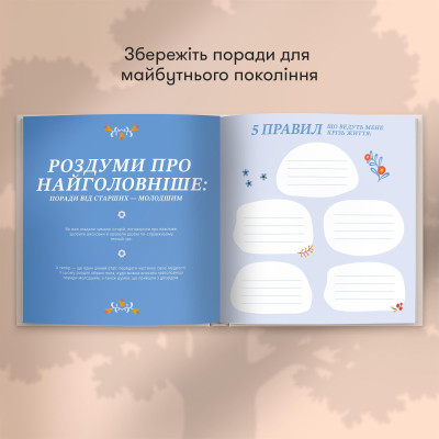 Книга спогадів Orner Історії моєї мами, світлий (orner-3499)