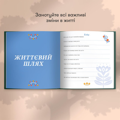 Книга спогадів Orner Історії мого дідуся, зелений (orner-3502) Книга спогадів Orner Історії мого дідуся, зелений (orner-3502)