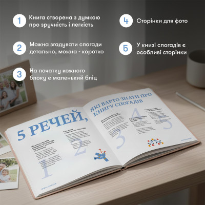 Книга спогадів Orner Неймовірні історії моєї мами, світлий (orner-3504) Книга спогадів Orner Неймовірні історії моєї мами, світлий (orner-3504)