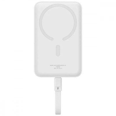 Універсальна мобільна батарея Baseus Magnetic Mini 10000mAh, 30W White (P1002210B223-00) Універсальна мобільна батарея Baseus Magnetic Mini 10000mAh, 30W White (P1002210B223-00)