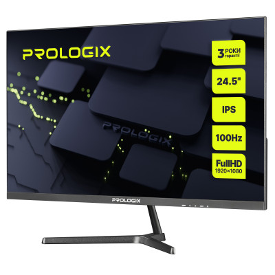 Монітор Prologix 24.5` P2525HF IPS Black 100Hz