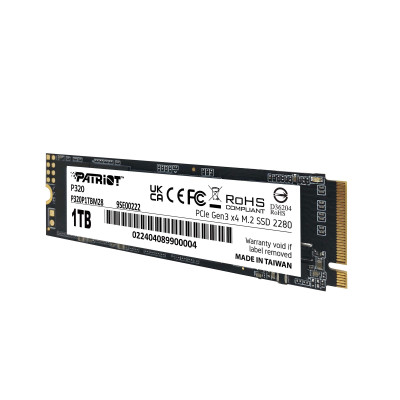 Накопичувач SSD 1TB Patriot P320 M.2 2280 PCIe 3.0 x4 NVMe TLC (P320P1TBM28) Накопичувач SSD 1TB Patriot P320 M.2 2280 PCIe 3.0 x4 NVMe TLC (P320P1TBM28)