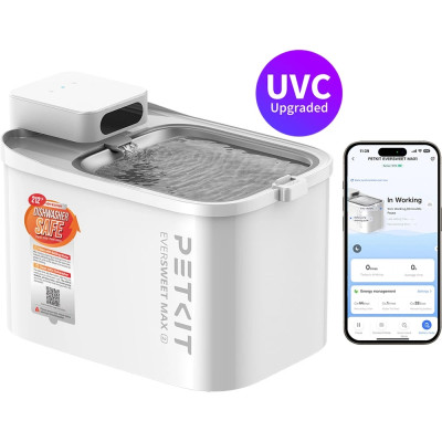 Смарт-поїлка Petkit Eversweet Max 2 White P4116 (UVC) Смарт-поїлка Petkit Eversweet Max 2 White P4116 (UVC)