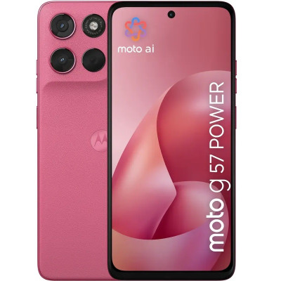 Смартфон Motorola Moto G57 Power 8/256GB Pink Lemonade (PBAH0005RO) Смартфон Motorola Moto G57 Power 8/256GB Pink Lemonade (PBAH0005RO)
