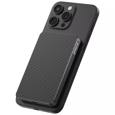 Універсальна мобільна батарея Proove Carbon Slim 20W 5000mAh Black (PBCS20010001)