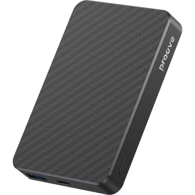 Універсальна мобільна батарея Proove Carbon Slim 22.5W 10000mAh Black (PBCS22110001) Універсальна мобільна батарея Proove Carbon Slim 22.5W 10000mAh Black (PBCS22110001)