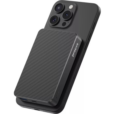 Універсальна мобільна батарея Proove Carbon Slim 22.5W 10000mAh Black (PBCS22110001) Універсальна мобільна батарея Proove Carbon Slim 22.5W 10000mAh Black (PBCS22110001)