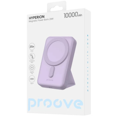Універсальна мобільна батарея Proove Hyperion 20W 10000mAh Purple (PBHN15020009) Універсальна мобільна батарея Proove Hyperion 20W 10000mAh Purple (PBHN15020009)