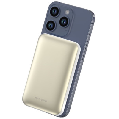 Універсальна мобільна батарея Proove Vibe Energy Plus 22.5W 10000mAh White/Gold (PBVE15012202)