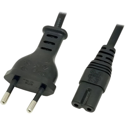 Кабель силовий Cablexpert PC-184/2 1,8м, 2 *0.5 мм кв Кабель силовий Cablexpert PC-184/2 1,8м, 2 *0.5 мм кв