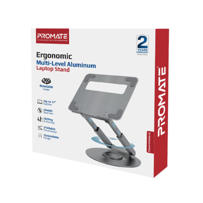 Підставка для ноутбука Promate DeskMate-6 Grey Підставка для ноутбука Promate DeskMate-6 Grey