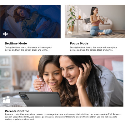 Планшет Doogee T36 8/256Gb Urban Black