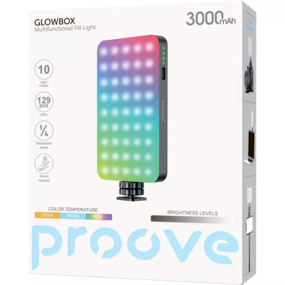 Лампа Proove GlowBox Black (PLGB00010001) Лампа Proove GlowBox Black (PLGB00010001)