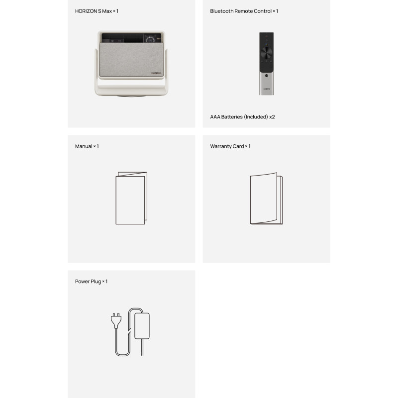 Портативний проектор XGiMi Horizon S Max (XM13Q)