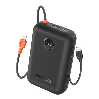 Універсальна мобільна батарея Promate PowerPod-30 30000mAh 35W Black