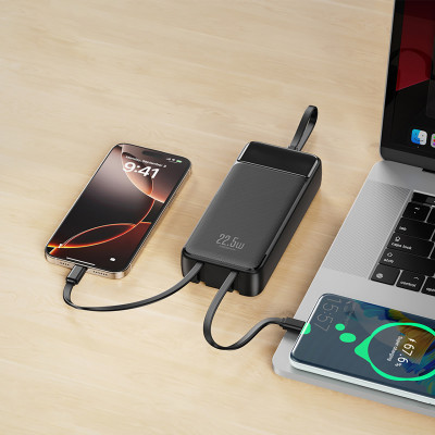Універсальна мобільна батарея XO PR275 20000mAh 22.5W Black