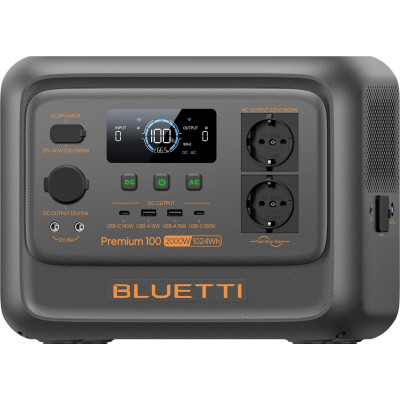Зарядна станція Bluetti Premium 100 V2, 2000W, 1024Wh Зарядна станція Bluetti Premium 100 V2, 2000W, 1024Wh