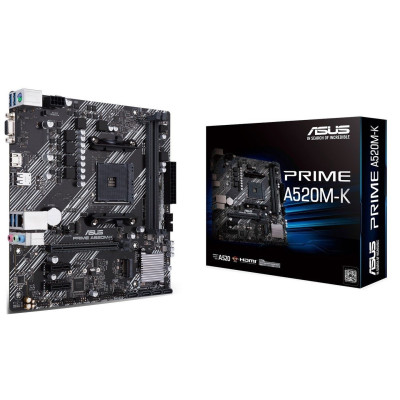 Материнська плата Asus Prime A520M-K Socket AM4 Материнська плата Asus Prime A520M-K Socket AM4