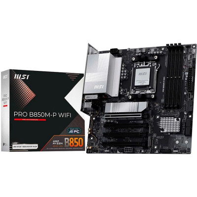 Материнська плата MSI Pro B850M-P WiFi Socket AM5 Материнська плата MSI Pro B850M-P WiFi Socket AM5