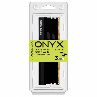 Модуль пам`ятi DDR5 16GB/6000 Prologix Onyx Black (PRO16GB6000YB5) Модуль пам`ятi DDR5 16GB/6000 Prologix Onyx Black (PRO16GB6000YB5)