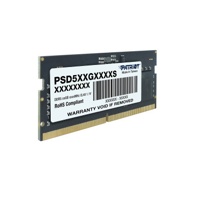 Модуль пам`яті SO-DIMM DDR5 8GB/5600 Patriot Signature Line (PSD58G560041S) Модуль пам`яті SO-DIMM DDR5 8GB/5600 Patriot Signature Line (PSD58G560041S)