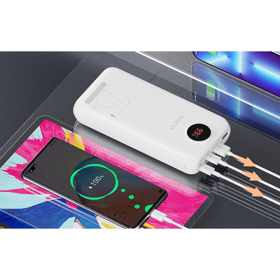 Універсальна мобільна батарея Romoss PSW30 30000mAh 22.5W White (PSW30-152-1111H) Універсальна мобільна батарея Romoss PSW30 30000mAh 22.5W White (PSW30-152-1111H)