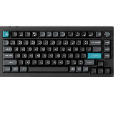 Клавіатура бездротова Keychron Q1 Ultra Keychron Red Switch Black RGB (Q1U-M1-UA)