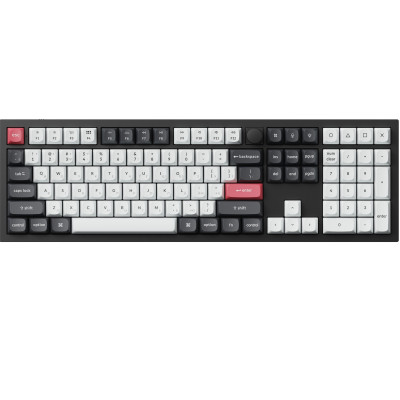 Клавіатура бездротова Keychron Q6 HE Magnetic Switch Black RGB (Q6H-M1-UA)